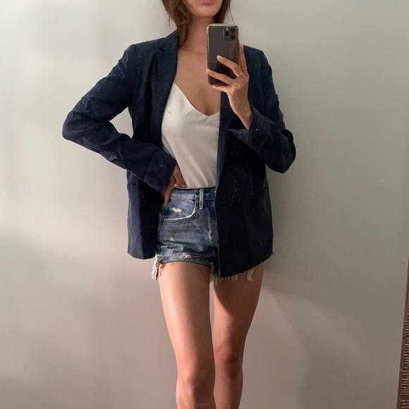 Aritzia Jackets & Blazers - BABATON | Navy structures Blazer